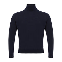 Colombo Blue Cashmere Turtleneck