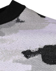 Dolce & Gabbana Meerkleurige Camouflage Ronde Hals Herentrui