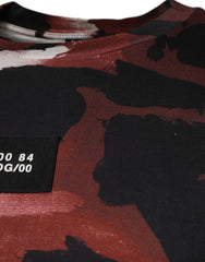 Dolce & Gabbana Meerkleurig Camouflage T-shirt met Ronde Hals