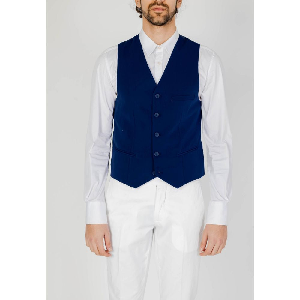 Only & Sons Blaue Polyester-Weste