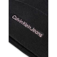 Calvin Klein Jeans Black Cotton Cap (Baseball Hat)