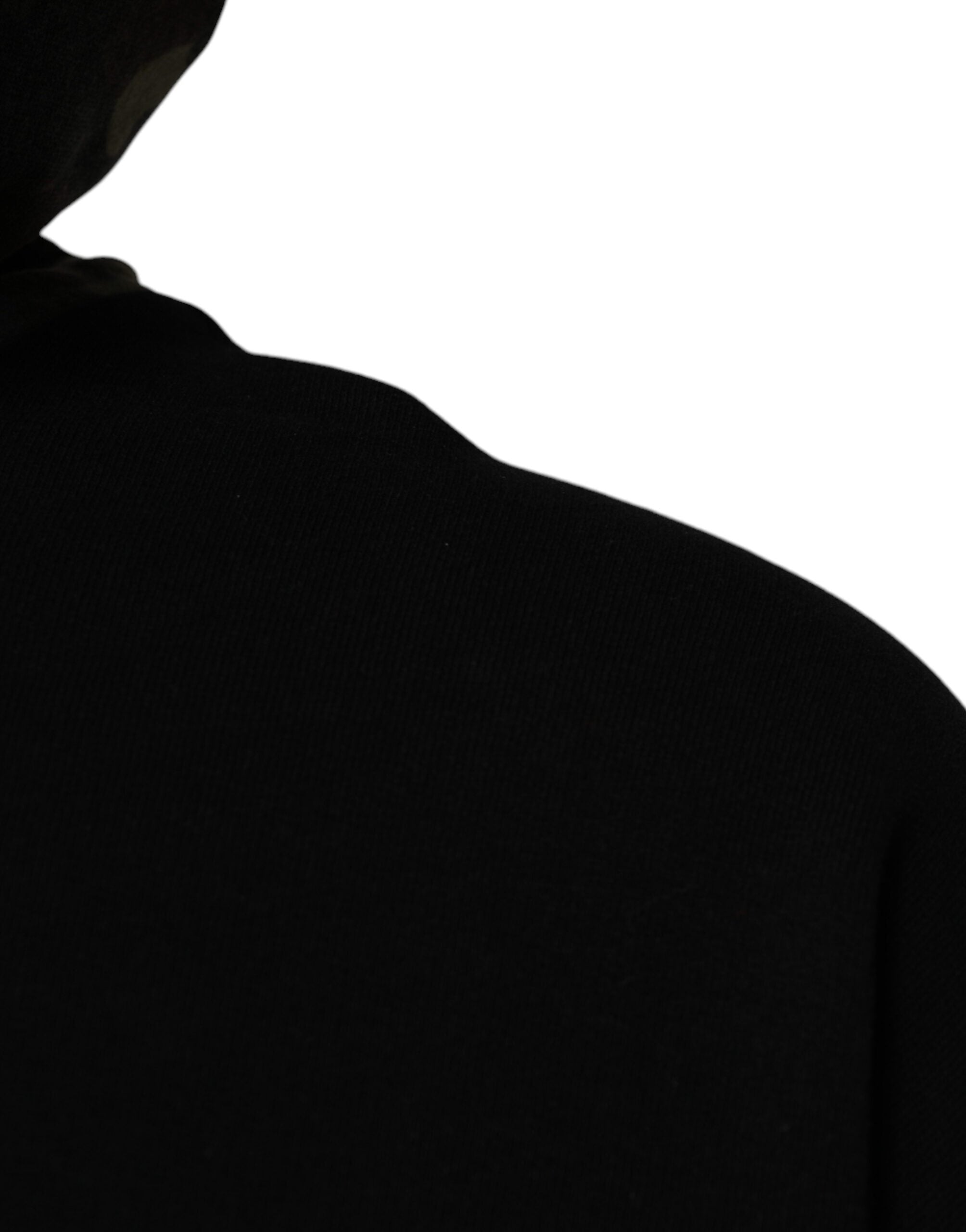 Dolce & Gabbana Schwarzer Camouflage Kapuzenpullover