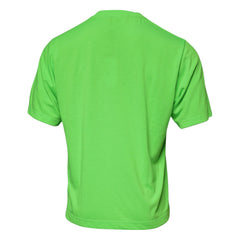 Dolce & Gabbana Groen Logo Polyester Ronde Hals T-shirt