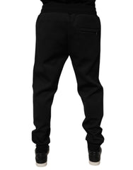 Dolce & Gabbana Zwarte Polyester Heren Joggingbroek