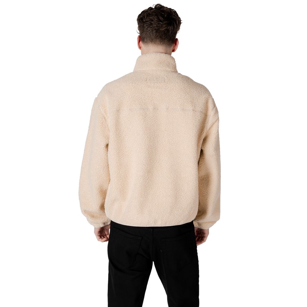Calvin Klein Jeans Crèmekleurige Jas van Gerecycled Polyester