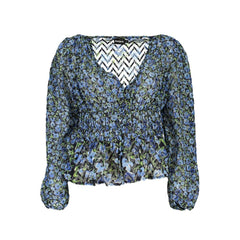 Desigual Blue Polyester Shirt