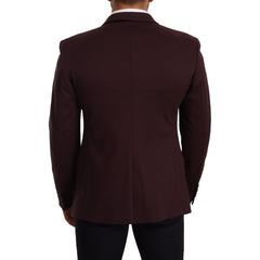 Dolce & Gabbana Paarse Katoenen Blazer