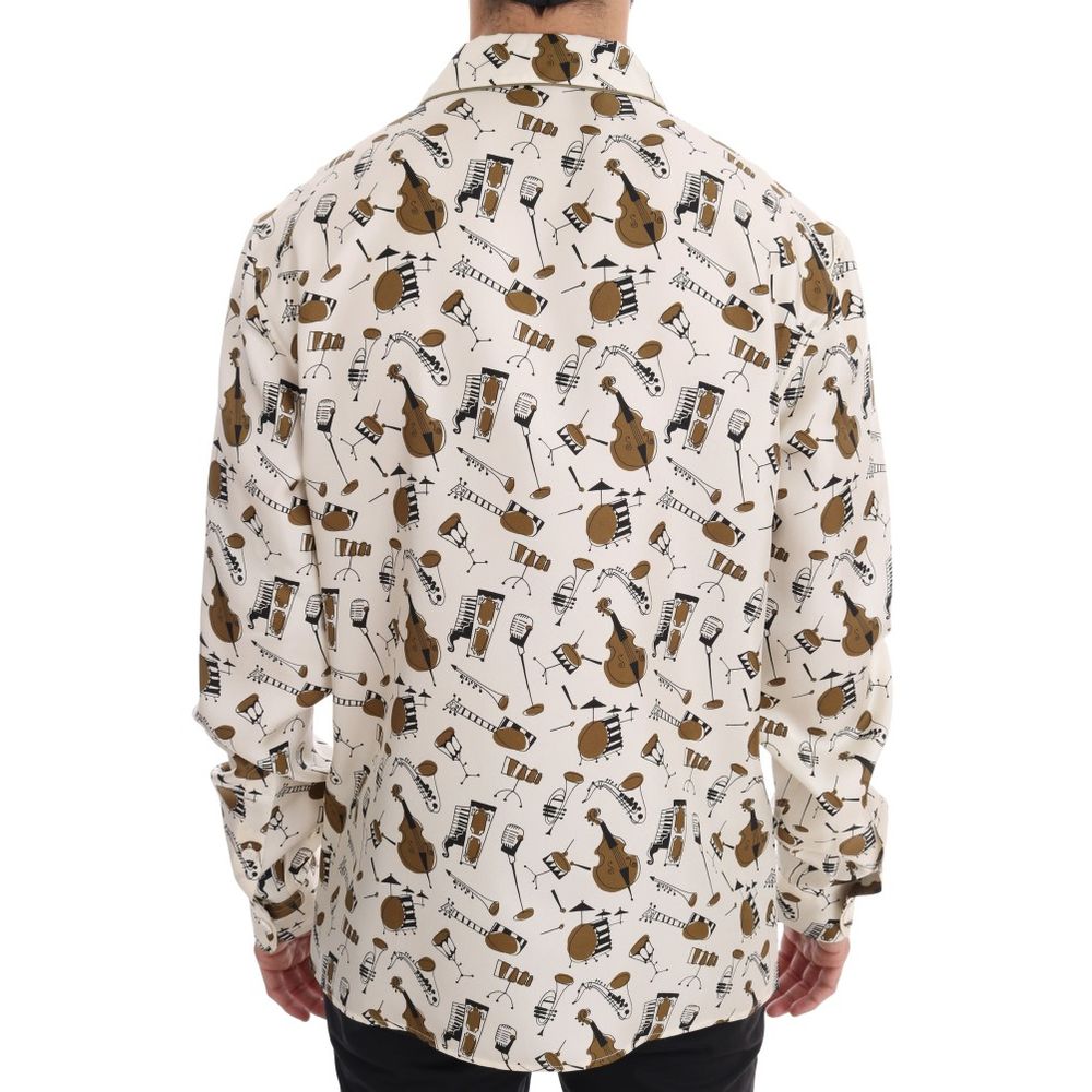 Dolce & Gabbana Multikleurig Zijden Overhemd