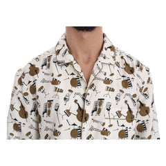 Dolce & Gabbana Multikleurig Zijden Overhemd
