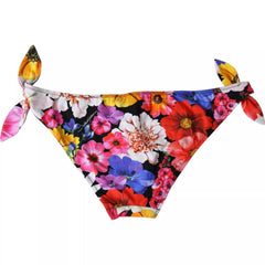 Dolce & Gabbana Schwarze Badehose mit Blumenmuster