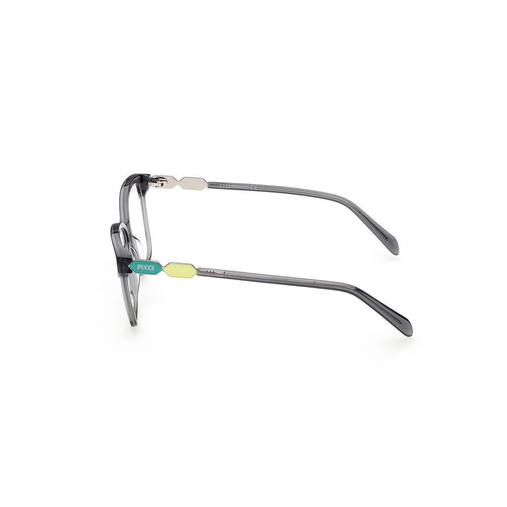 Emilio Pucci Brille aus grauem Azetat (Gestell)