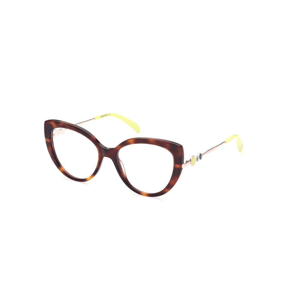 Emilio Pucci Braune Azetatbrille (Gestell)