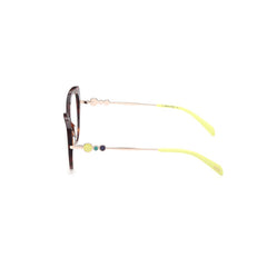 Emilio Pucci Braune Azetatbrille (Gestell)