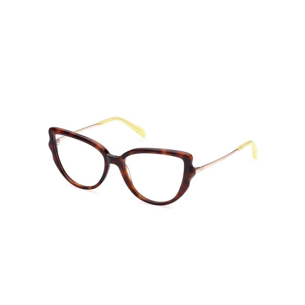 Emilio Pucci Braune Azetatbrille (Gestell)