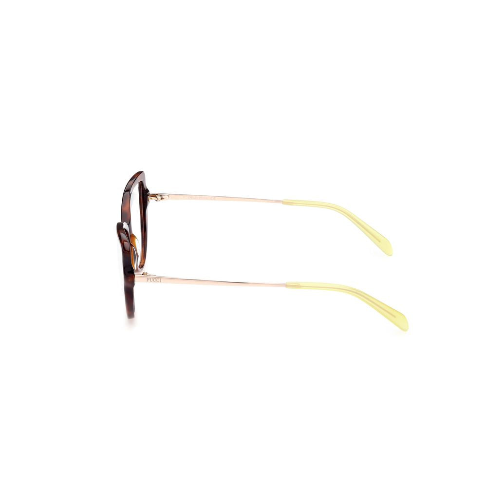 Emilio Pucci Braune Azetatbrille (Gestell)
