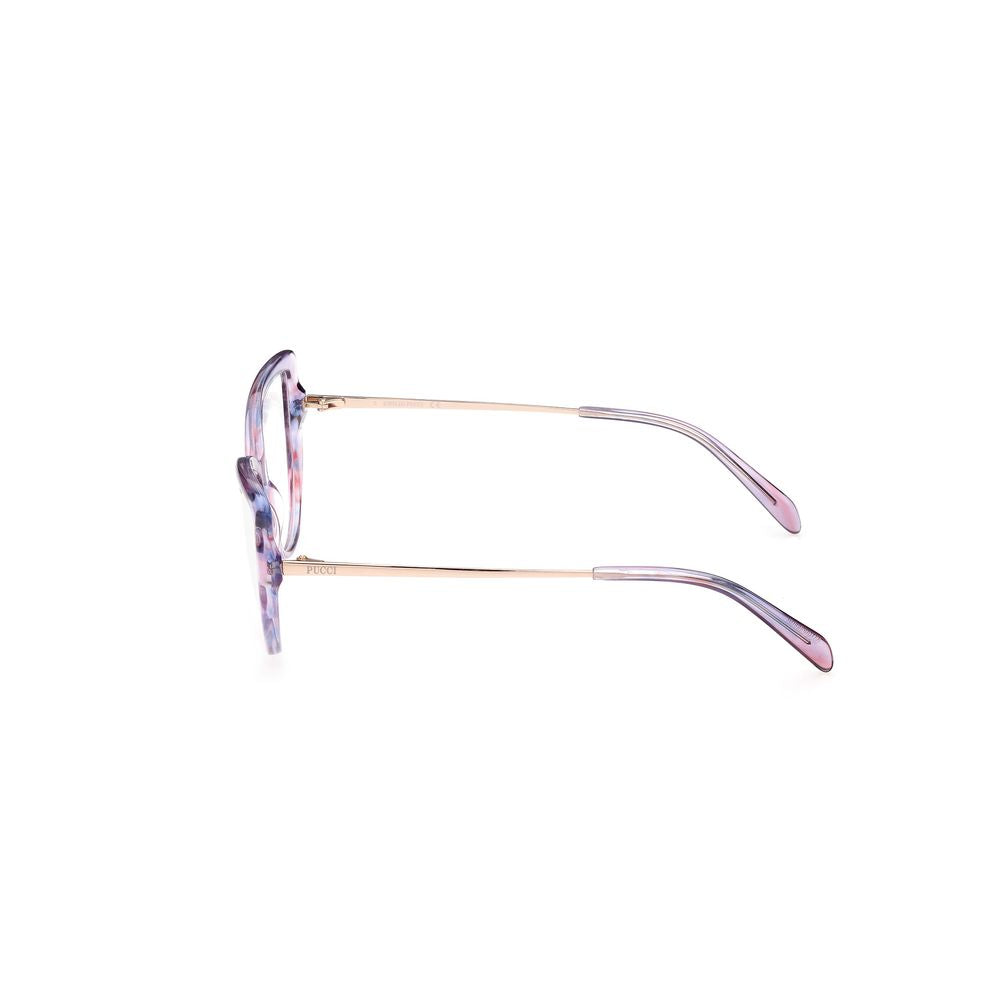 Emilio Pucci Brille aus violetter Acetatfassung