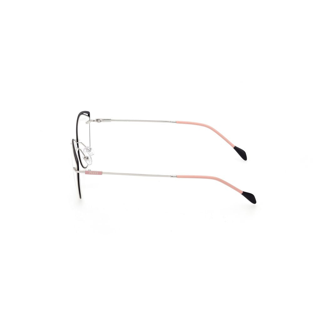 Emilio Pucci Brille aus schwarzem Metall (Gestell)