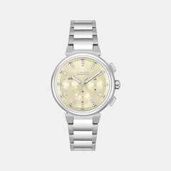 Hugo Boss Herrenuhr, silberfarben, Edelstahl