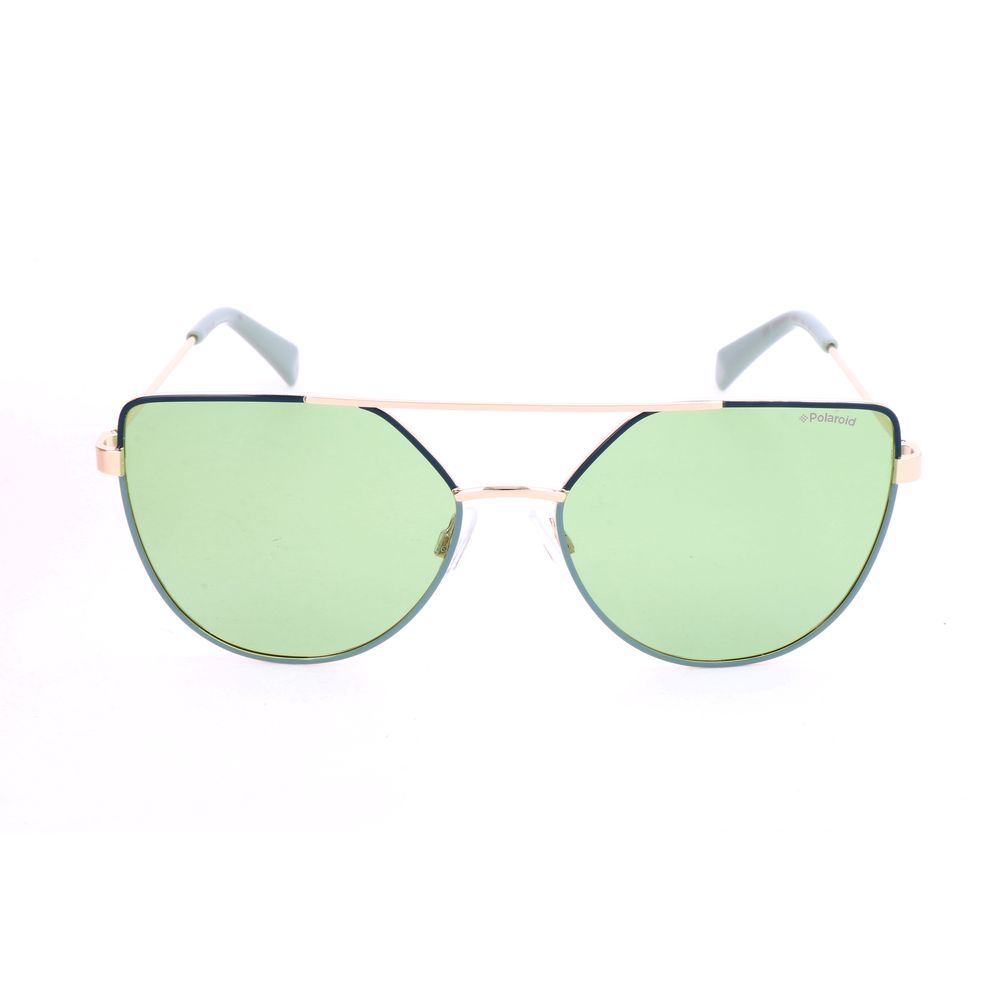 Polaroid Sonnenbrille aus goldenem Metall