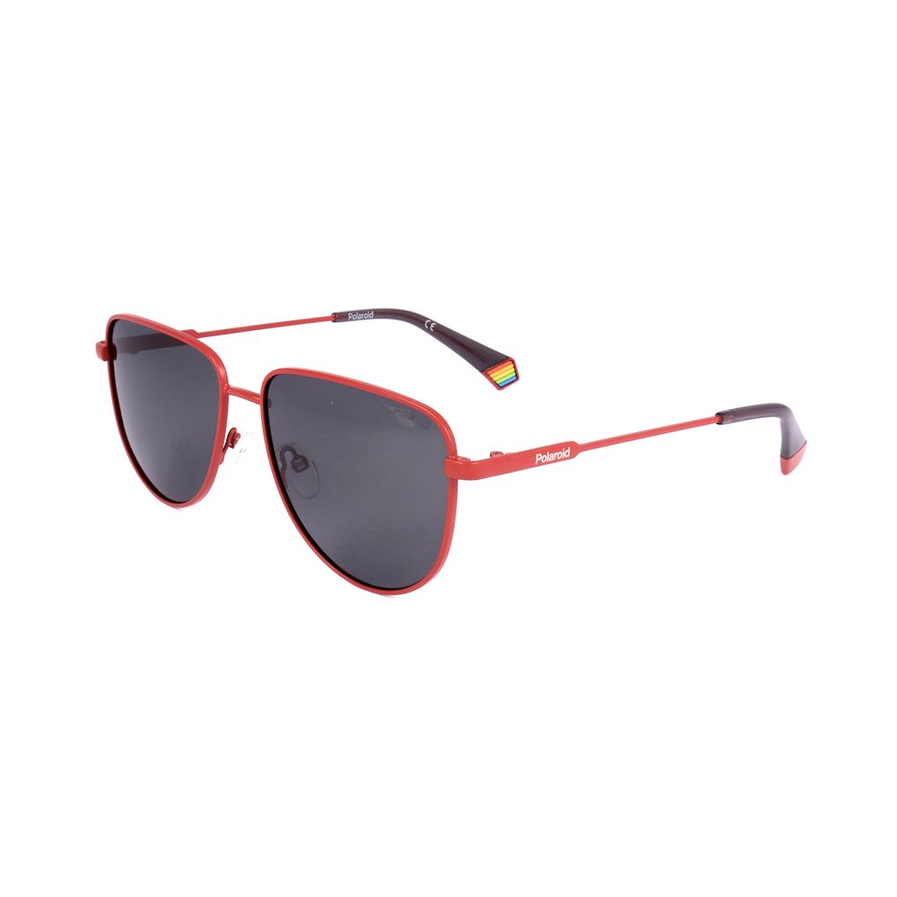 Polaroid Orange Sonnenbrille aus Edelstahl