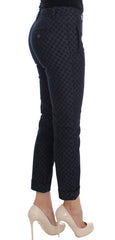 Dolce & Gabbana Polka Dotted Slim Capri Jeans