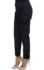 Dolce & Gabbana Blauwe Denim Katoenen CAPRI Torero Jeans