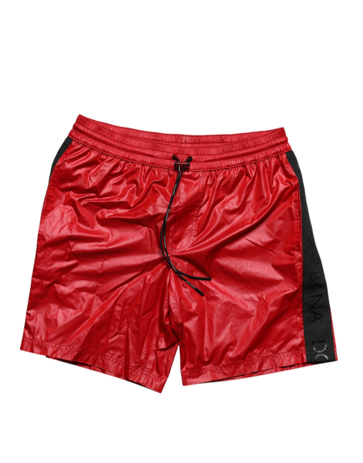 Dolce & Gabbana Rote Polyester Badehosen 2tlg. Bademode