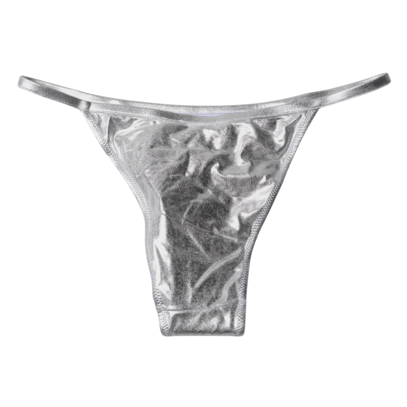 Dolce & Gabbana Silber Polyester Strandmode Bikinislip Bademode