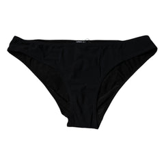 Dolce & Gabbana Schwarzer Slip aus Nylon-Stretch mit mittlerer Bundhöhe