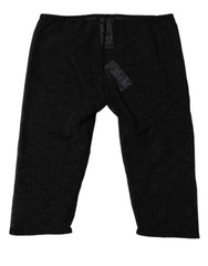 Dolce & Gabbana Schwarze Logo-Spitzen-Dessous, bauchfrei, eng anliegende Unterwäsche