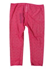 Dolce & Gabbana Fuchsia Logo Spitze Lingerie Cropped Eng Unterwäsche