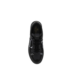 Valentino Garavani Schwarze Leder-Sneaker VL7N