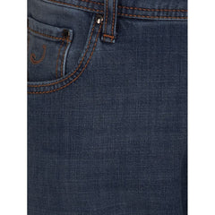 Jacob Cohen Blue Cotton Jeans & Pant