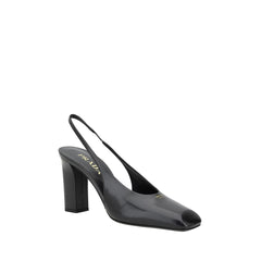 Prada Zwarte Kalfsleren Pumps