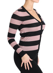 Dolce & Gabbana Rosa geblümter Kaschmir Cardigan-Pullover