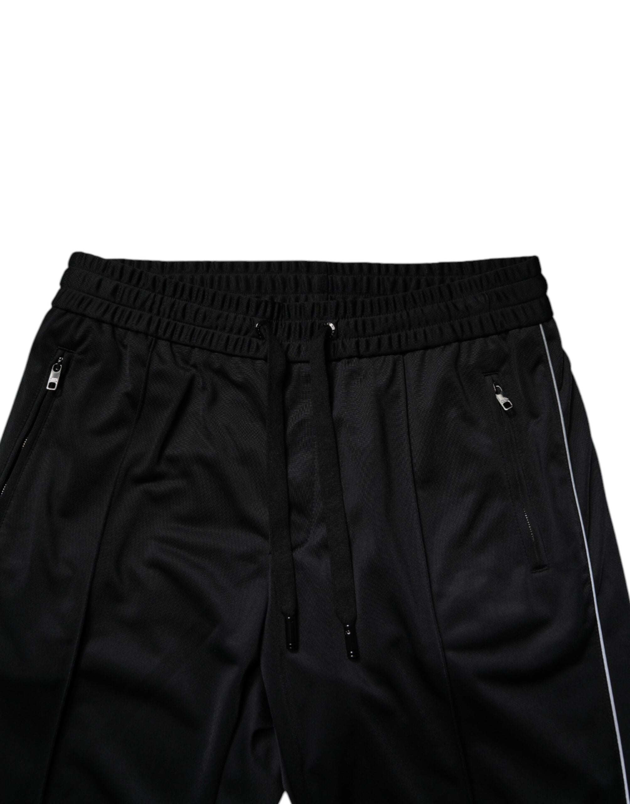 Dolce & Gabbana Zwarte Polyester Heren Joggingbroek