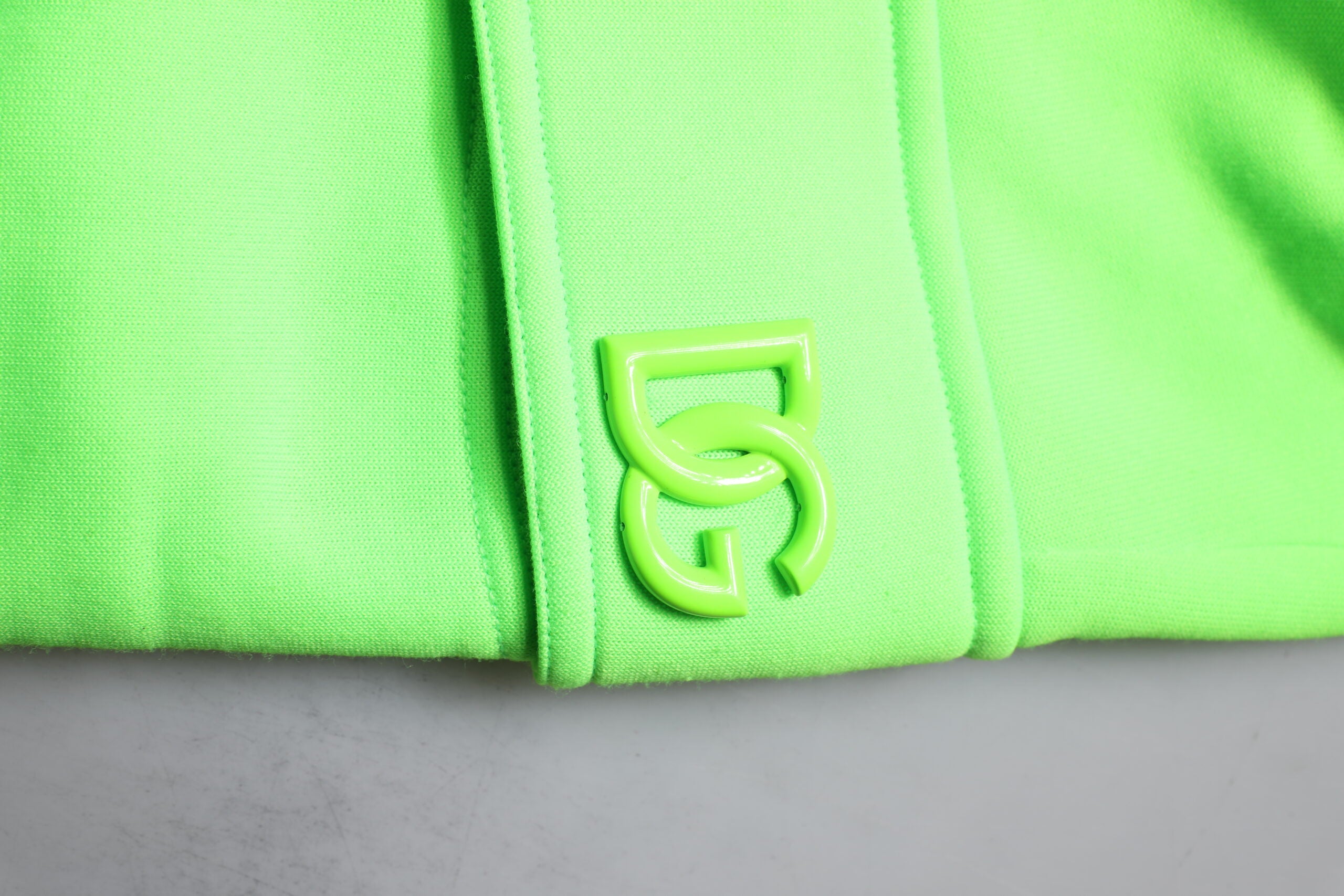 Dolce &amp; Gabbana Neongrüne Cargo-Jogginghose für Herren