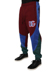 Dolce & Gabbana Multicolor Katoenen Heren Jogger Sweatpants Broek