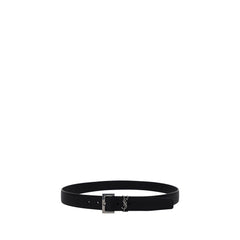 Saint Laurent Zwarte Kalfsleren Bos Taurus Riem