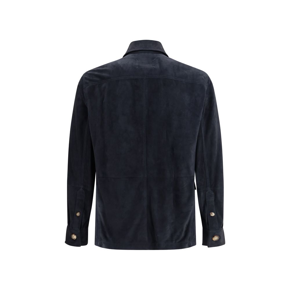 Brunello Cucinelli Hemdjacke aus Wildleder