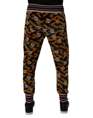 Dolce &amp; Gabbana – Jogginghose mit mehrfarbigem Logo und Monogramm