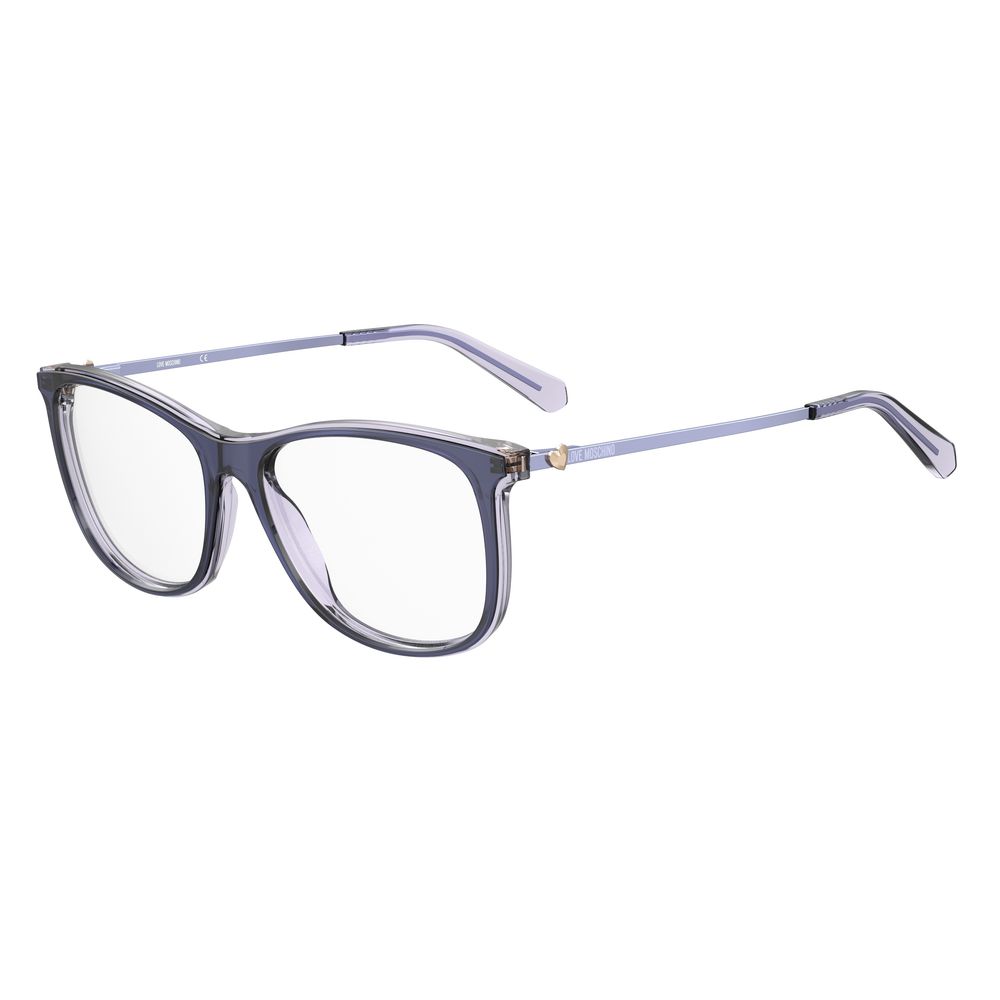 Love Moschino Brille aus lila Acetat (Gestell)