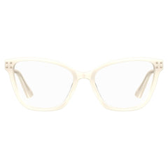 Moschino Crèmekleurige Acetaat Bril (Montuur)