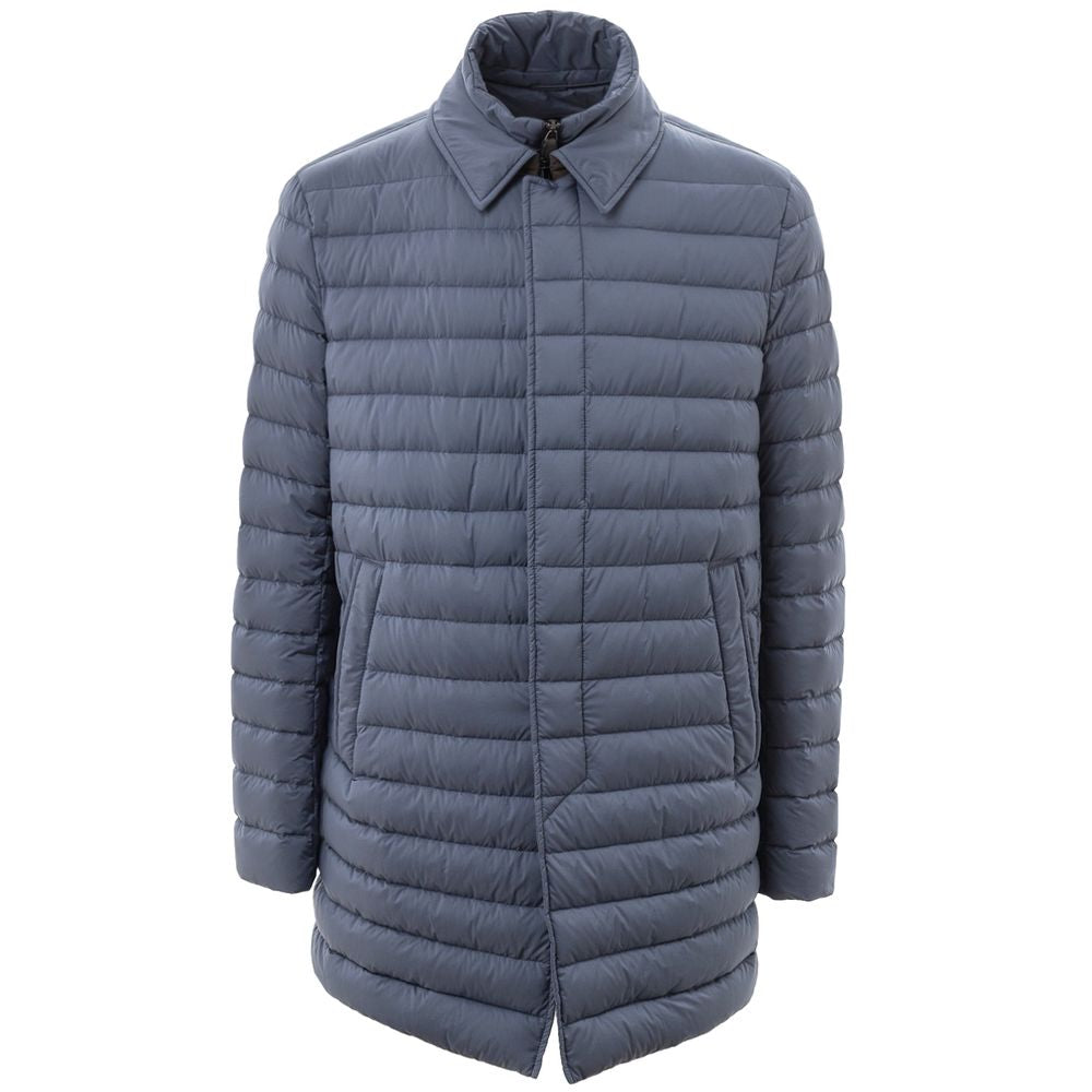 Herno Blauer Polyestermantel