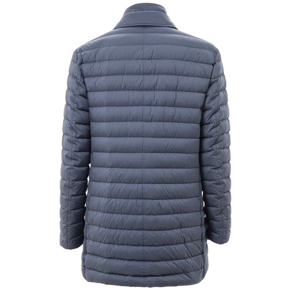 Herno Blauer Polyestermantel