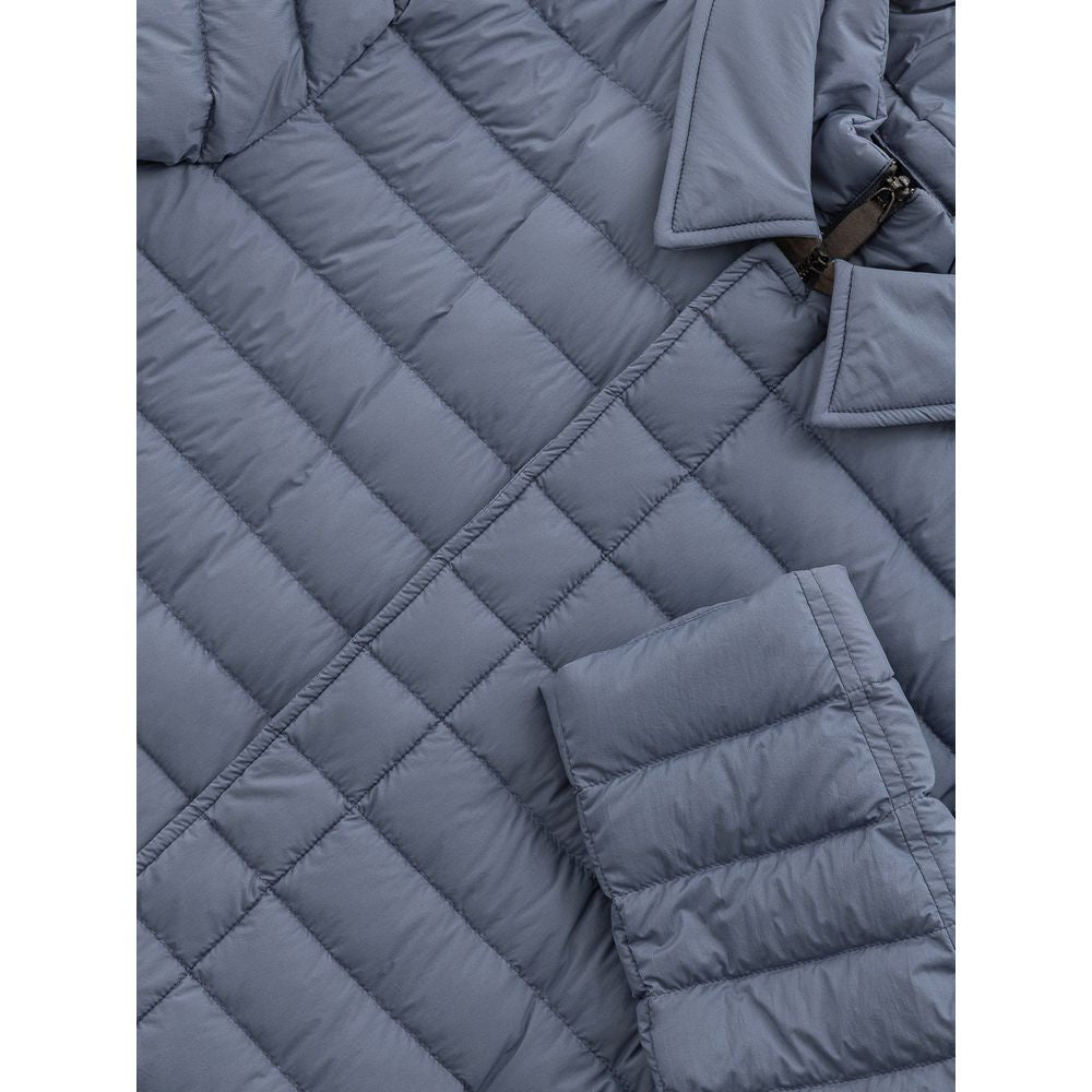 Herno Blauer Polyestermantel