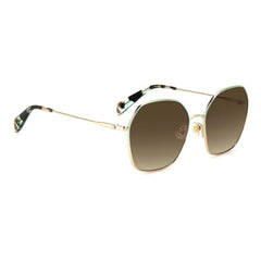 Kate Spade Blauwe Metalen Zonnebril