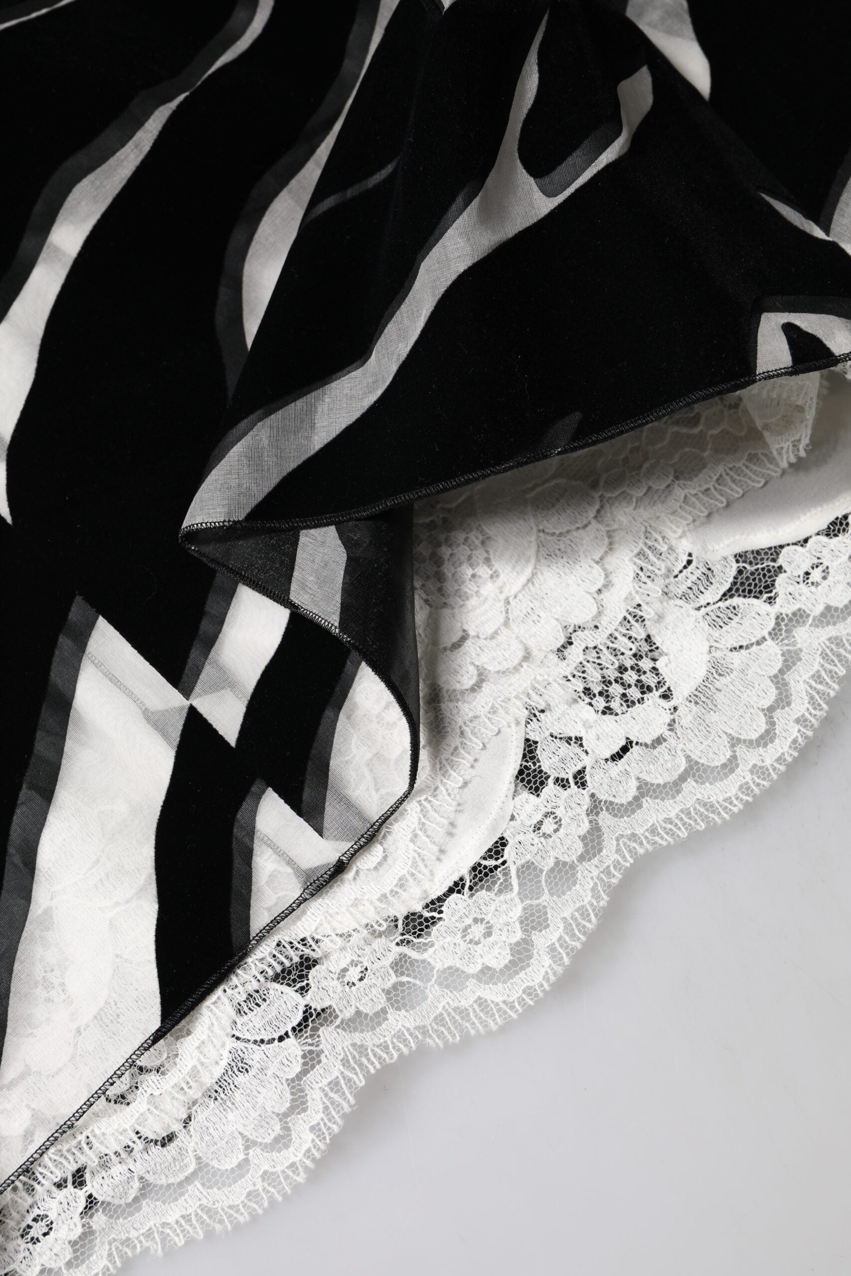 Dolce & Gabbana Black White Zebra A-line Sheath Mini Dress