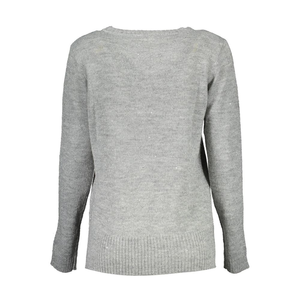 U.S. POLO ASSN. Damenpullover Argento aus Acryl
