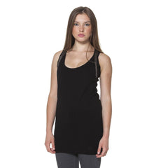 Fred Perry Schwarzes Damen-T-Shirt aus Wolle